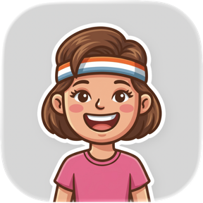 Dental DB app icon — girl